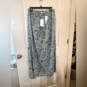 Skies are Blue Tropical Maxi Skirt - Large